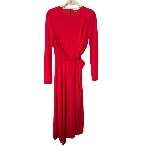 JASON WU Side Cutout Long Sleeve Midi Dress‎ NWOT Sz 4 - Picture 1 of 5
